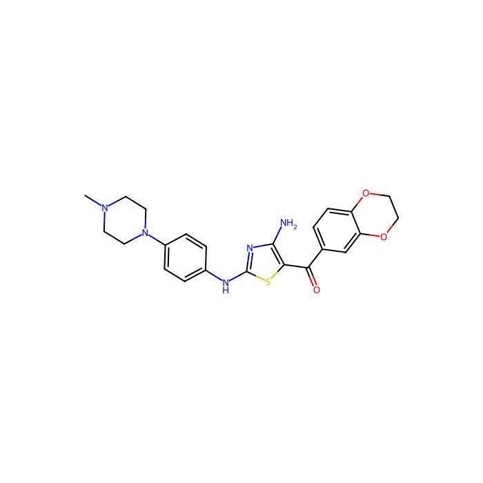 Ro-0505124, 细胞周期蛋白依赖性激酶 4 抑制剂；丝氨酸/苏氨酸激酶 36 抑制剂
