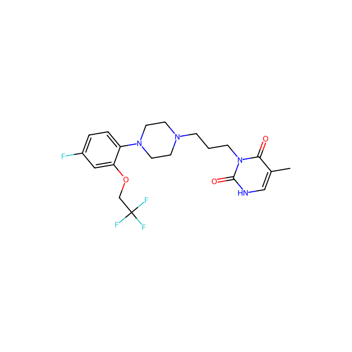 Ro-70-0004, α 1A 肾上腺素受体拮抗剂；α 1B 肾上腺素受体拮抗剂；α 1D 肾上腺素受体拮抗剂