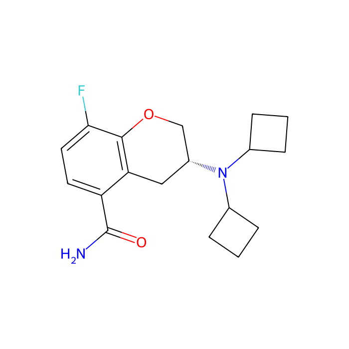 robalzotan, 羟色胺 1a（5-HT1a）受体拮抗剂