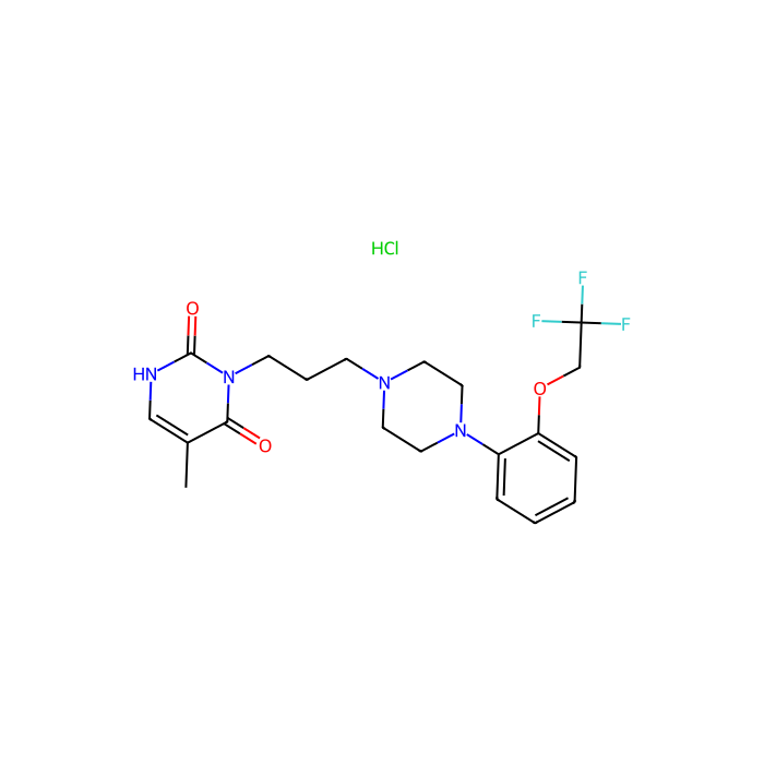 RS-100329, α 1A 肾上腺素受体拮抗剂；α 1D 肾上腺素受体拮抗剂