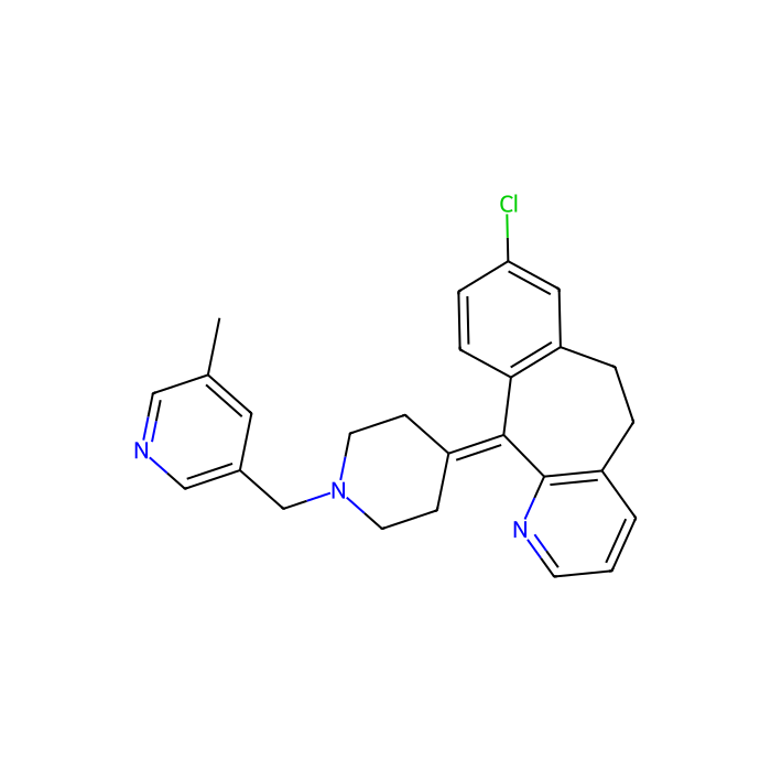 rupatadine, 组胺 H1 受体拮抗剂