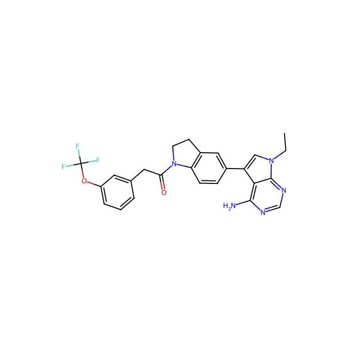RIPK1-IN-7, AXL 受体酪氨酸激酶抑制剂；盘状结构域受体酪氨酸激酶 1 抑制剂；真核翻译起始因子 2 alpha 激酶 1 抑制剂；fms 相关受体酪氨酸激酶 4 抑制剂；MER 原癌基因；酪氨酸激酶抑制剂；丝裂原活化蛋白激酶激酶 5 抑制剂；神经营养受体酪氨酸激酶 1 抑制剂;神经营养受体酪氨酸激酶 2 抑制剂;神经营养受体酪氨酸激酶 3 抑制剂;受体相互作用丝氨酸/苏氨酸激酶 1 抑制剂;受体相互作用丝氨酸/苏氨酸激酶 3 抑制剂