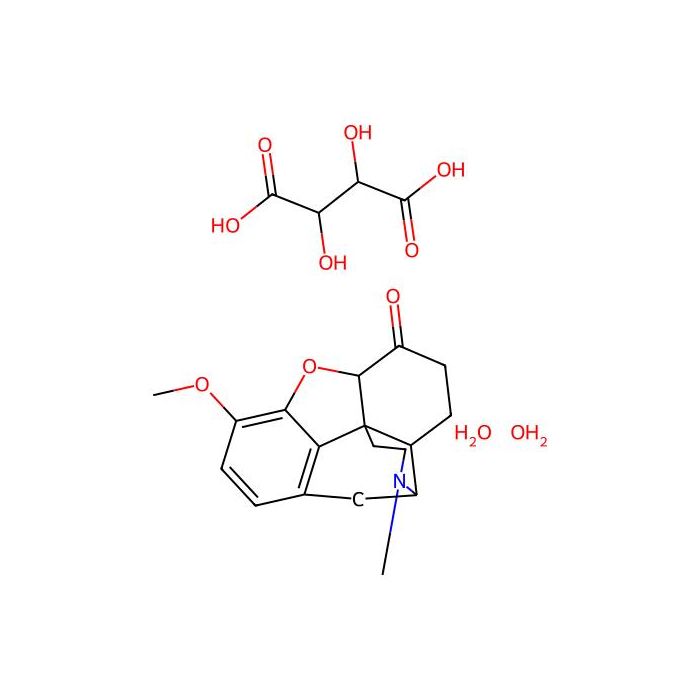 (4R,4aR,7aR,12bS)-9-methoxy-3-methyl-1,2,4,4a,5,6,7a,13-octahydro-4,12-methanobenzofuro[3,2-e]isoquinolin-7-one;2,3-dihydroxybutanedioic acid;dihydrate, 阿片受体；μ/kappa/δ激动剂