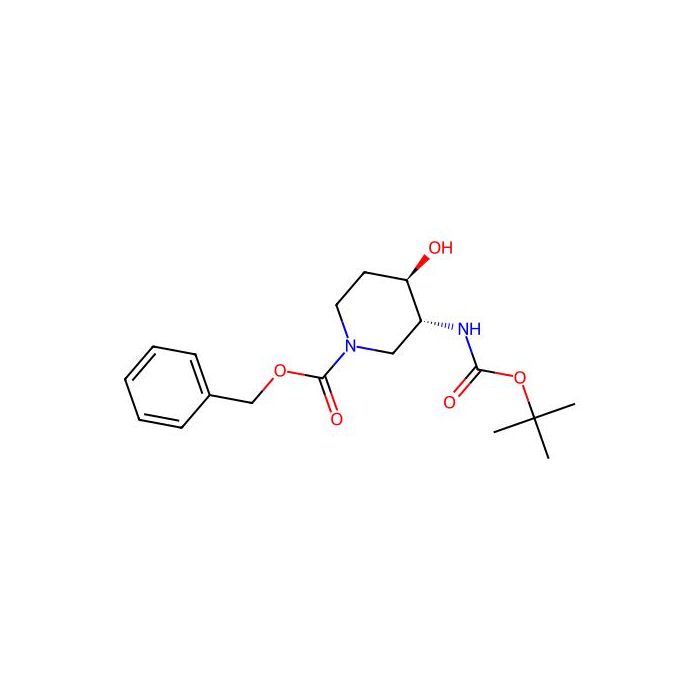 rel-苄基(3R，4R)-3-((叔丁氧基羰基)氨基)-4-羟基哌啶-1-羧酸盐