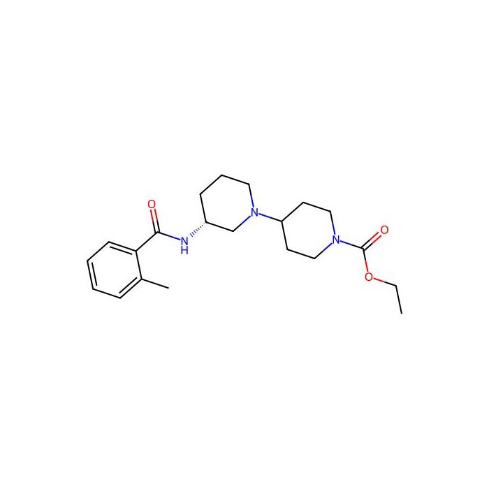 (R)-ethyl 3-(2-methylbenzamido)-1,4'-bipiperidine-1'-carboxylate