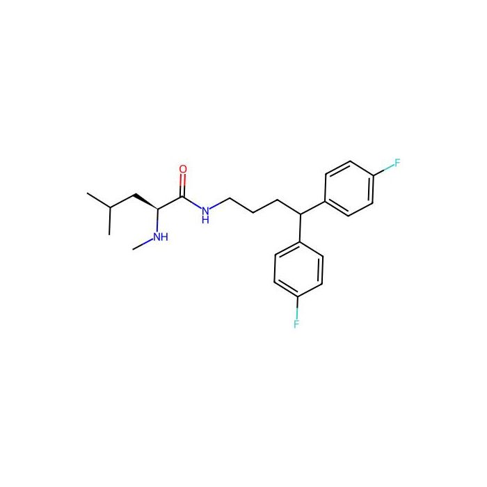 (2S)-N-[4,4-bis(4-fluorophenyl)butyl]-4-methyl-2-(methylamino)pentanamide