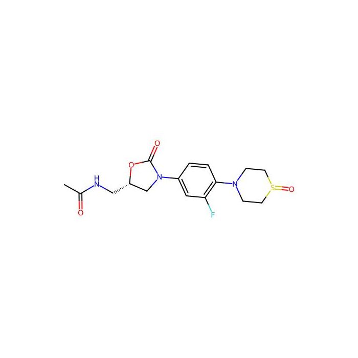 (S)-N-((3-(3-fluoro-4-(1-oxidothiomorpholino)phenyl)-2-oxooxazolidin-5-yl)methyl)acetamide