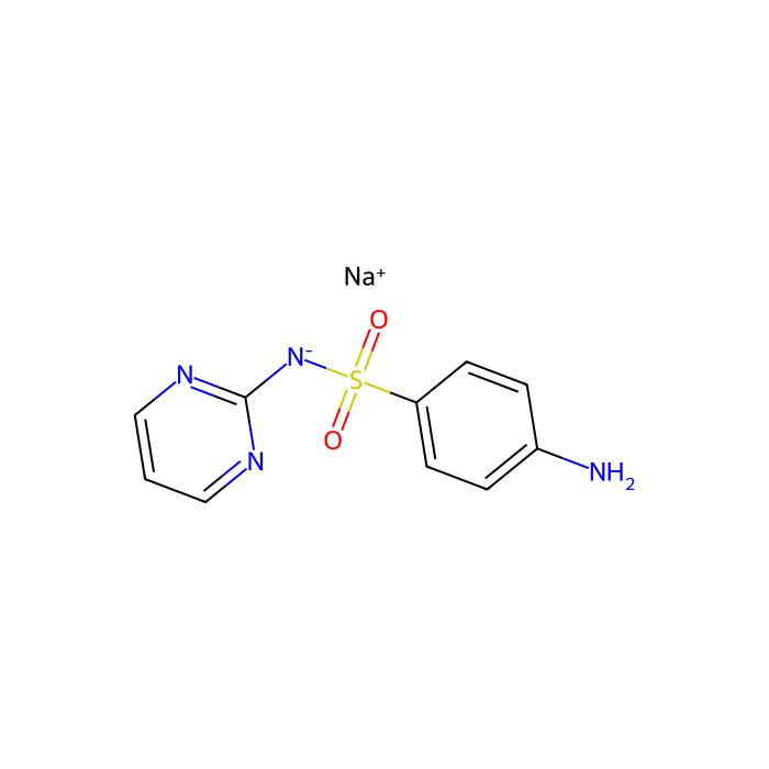 磺胺嘧啶钠盐(SD-Na), 细菌二氢蝶酸合成酶抑制剂