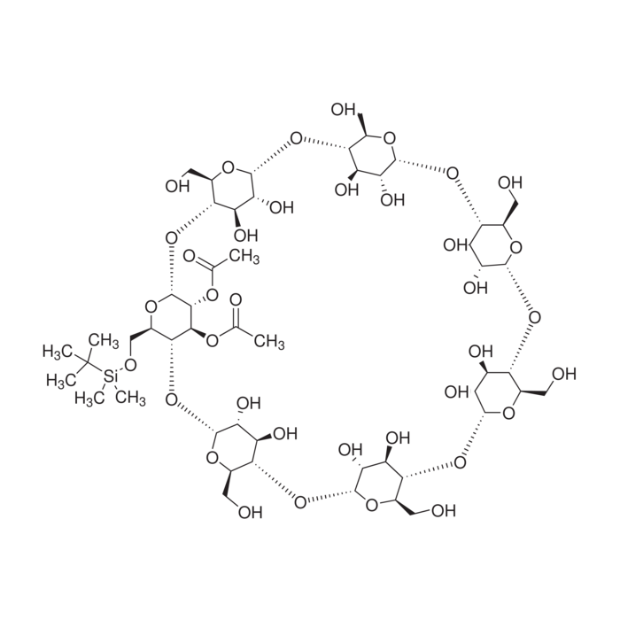 甲硅烷基[(6-O-叔丁基二甲基)-2,3,-二-O-乙酰基)-β-环糊精