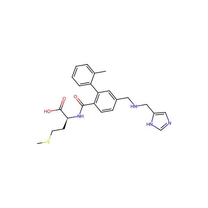 (2S)-2-[(4-{[(1H-imidazol-4-ylmethyl)amino]methyl}-2-(2-methylphenyl)phenyl)formamido]-4-(methylsulfanyl)butanoic acid