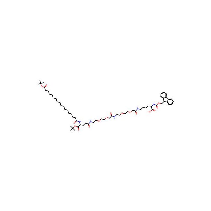 Fmoc-Lys[Oct-(OtBu)-Glu-(OtBu)-AEEA-AEEA]-OH