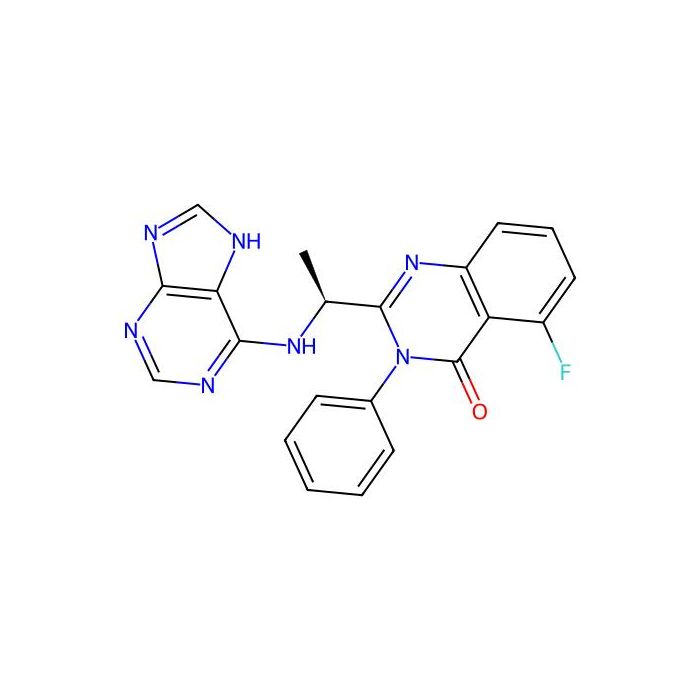 (S)-2-(1-(9H-Purin-6-ylamino)ethyl)-5-fluoro-3-phenylquinazolin-4(3H)-one