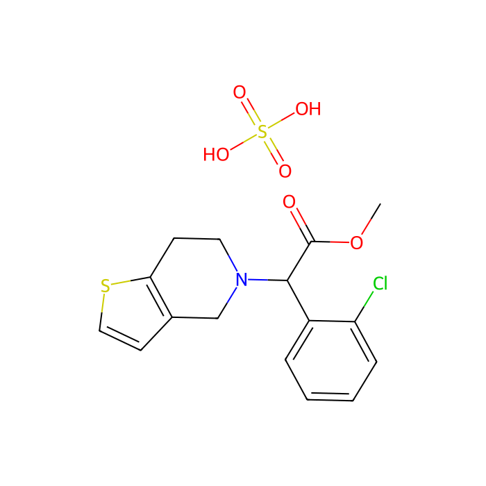 (S)-(+)-氯吡格雷硫酸盐, 嘌呤能受体 P2Y12 拮抗剂