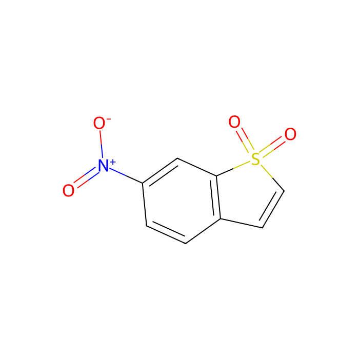 6-硝基苯并[b] 噻吩-1,1-二氧化物