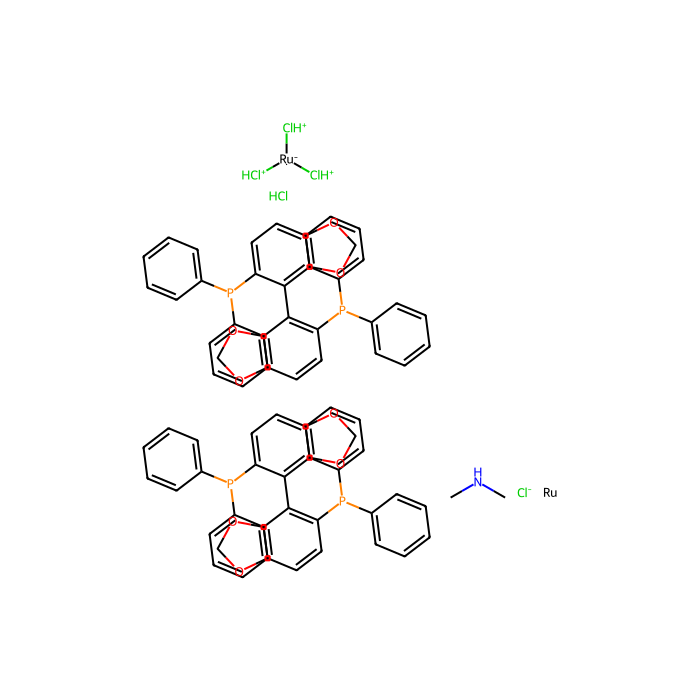 三(μ-氯)双[(S)-(-)-5,5'-双(二苯基膦)-4,4'-联-1,3-苯并二恶茂]二氯化二钌二甲基铵盐