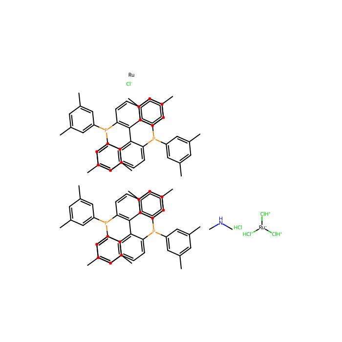 三(μ-氯)双[(R)-(+)-2,2'-双(二对甲苯基膦)-1,1'-联萘]二氯化二钌