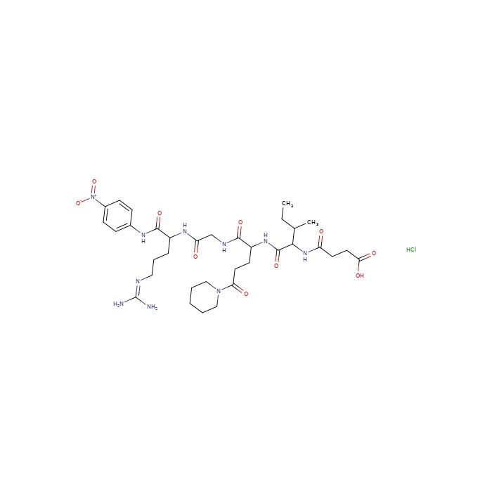 Suc-Ile-Glu(γ-pip)-Gly-Arg-pNA 盐酸盐 (凝血因子Xa显色底物)