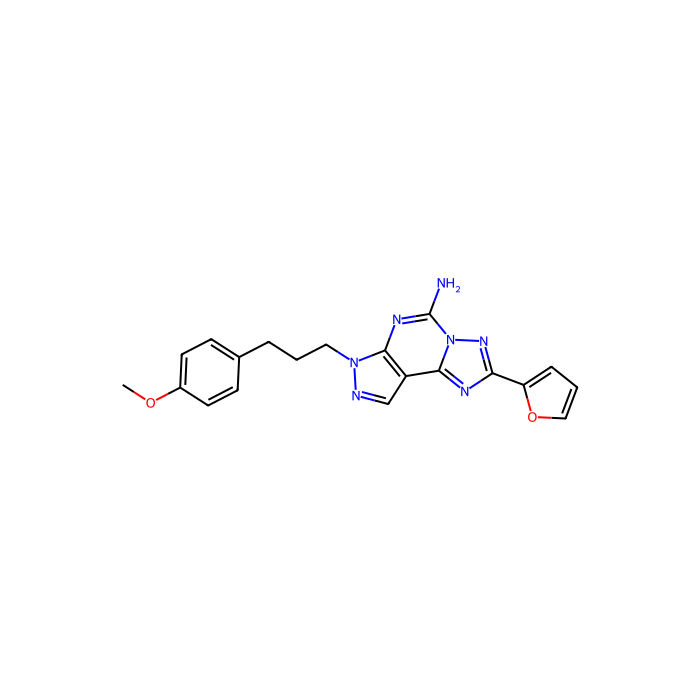 SCH-442416,的A2拮抗剂, A 1 受体拮抗剂；A 2A 受体拮抗剂；A 2B 受体拮抗剂；A 3 受体拮抗剂