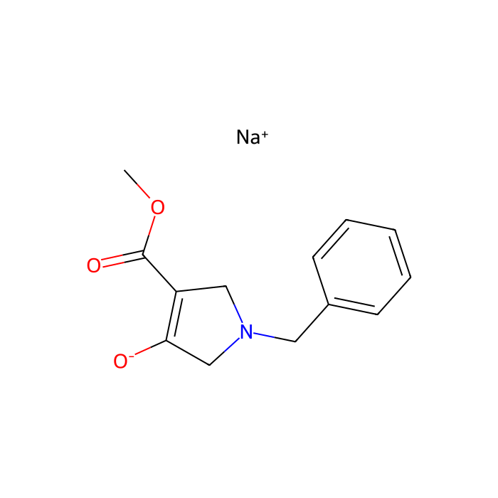 1-苄基-4-(甲氧羰基)-2,5-二氢-1h-吡咯-3-油酸钠