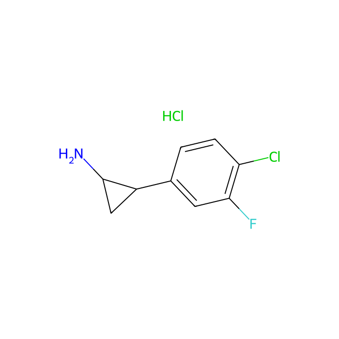 (1S,2R)-rel-2-(4-氯-3-氟苯基)环丙烷-1-胺盐酸盐