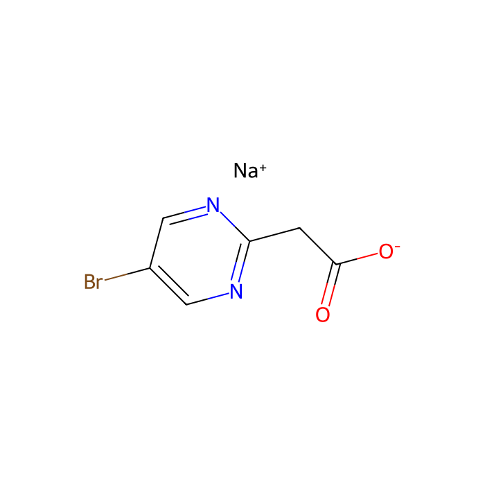 2-(5-溴嘧啶-2-基)乙酸钠