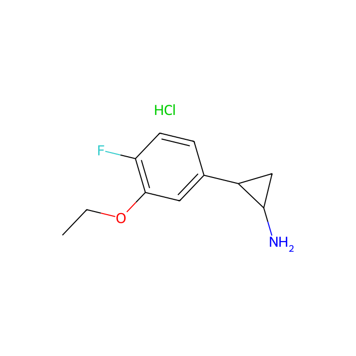 (1S,2R)-rel-2-(3-乙氧基-4-氟苯基)环丙烷-1-胺盐酸盐