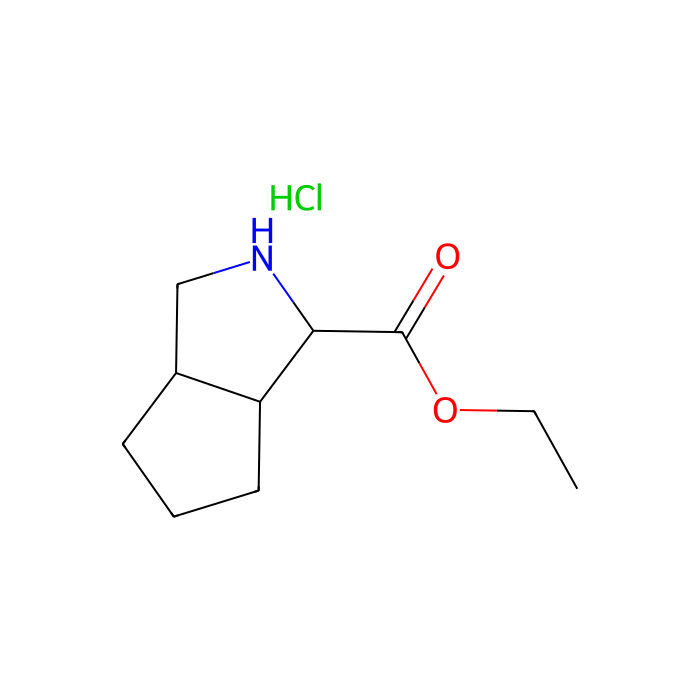 (1S,3aR,6aS)-八氢环戊二烯并[c]吡咯-1-羧酸乙酯盐酸盐