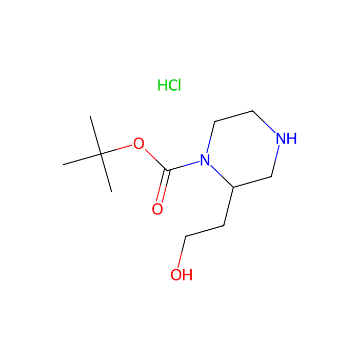 (S)-2-(2-羟乙基)哌嗪-1-羧酸叔丁酯盐酸盐