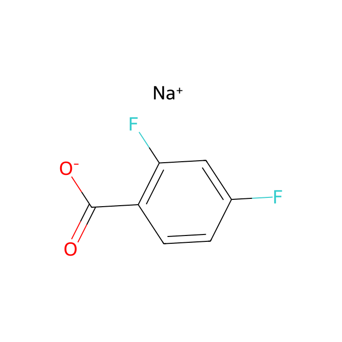 2,4-二氟苯甲酸钠, ＞95%
