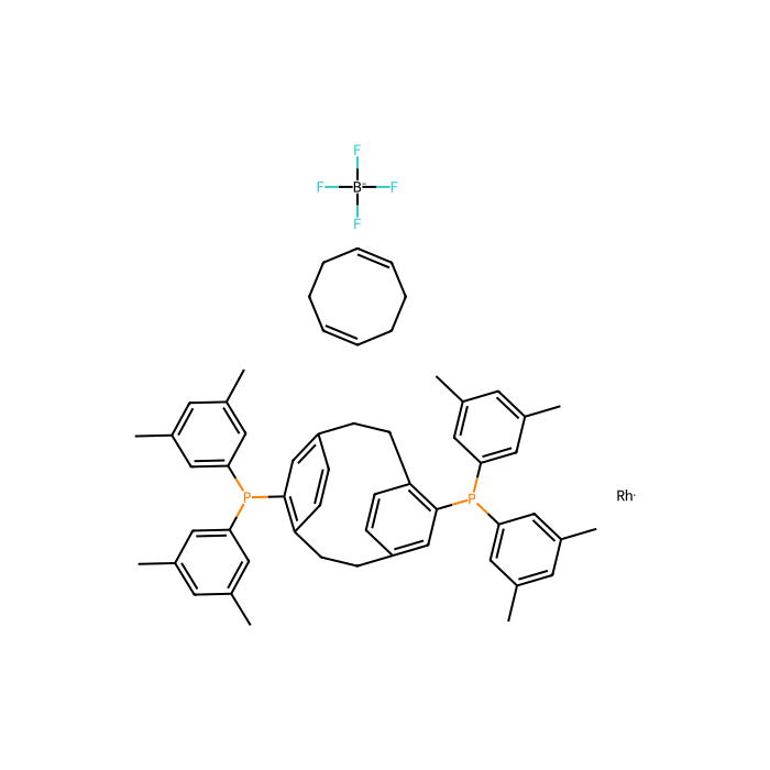 （S）-（+）-4,12-双（二-3,5-二甲苯基膦基）[2.2]对环phane（1,5-环辛二烯）四氟硼酸铑（I）