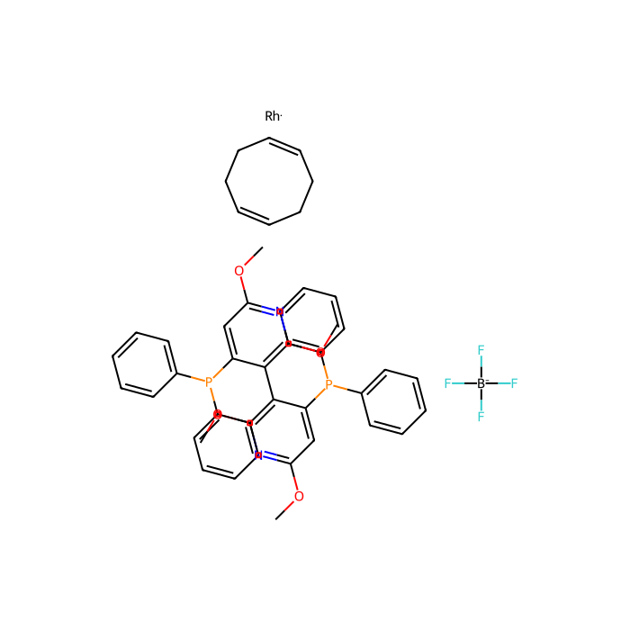（S）-（-）-2,2''，6,6''-四甲氧基-4,4''-双（二苯基膦基）-3,3''-联吡啶（1,5-环辛二烯）铑（I ）四氟硼酸盐