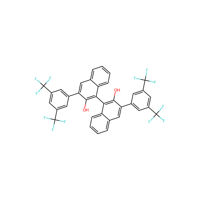 (S)-(-)-3-3′-双(3,5-双(三氟甲基)苯基)-1,1′-二-2-萘酚
