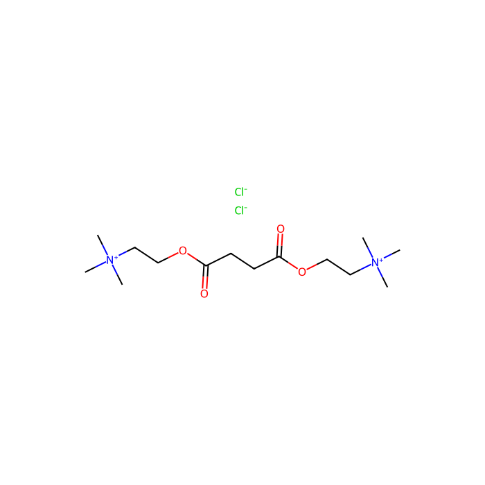 琥珀酰胆碱氯化物, 肌肉型烟碱乙酰胆碱受体激动剂