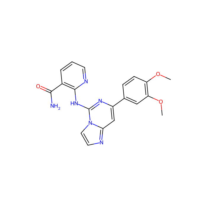 BAY 61-3606, 核因子卡巴 B 激酶复合物抑制剂成分的抑制剂;丝裂原活化蛋白激酶激酶 2 的抑制剂;脾脏相关酪氨酸激酶的抑制剂