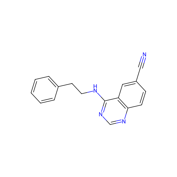 4-[(2-苯乙基)氨基]-6-喹唑啉甲腈
