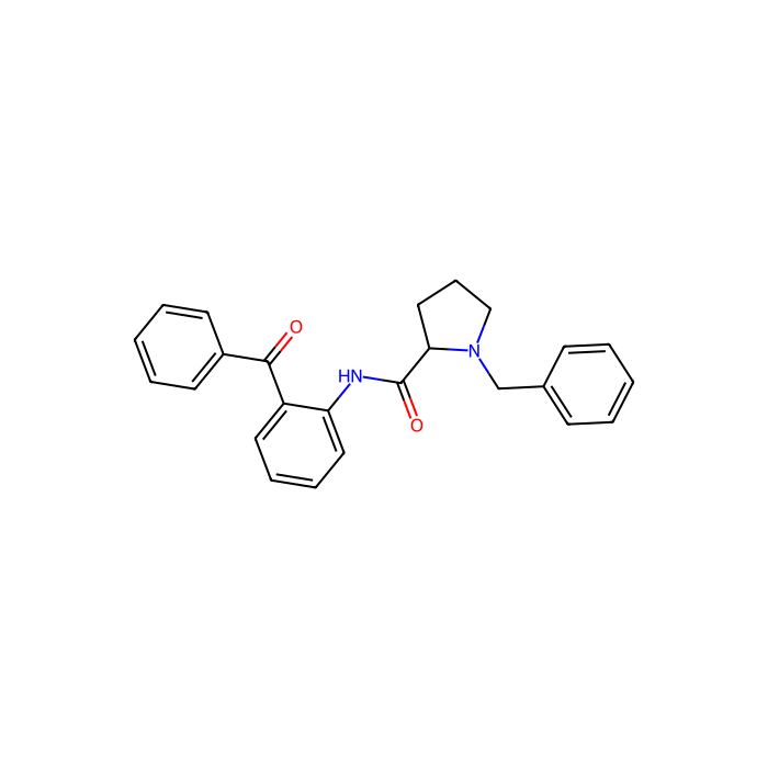 (S)-N-(2-苯甲酰基苯基)-1-苄基吡咯烷-2-甲酰胺