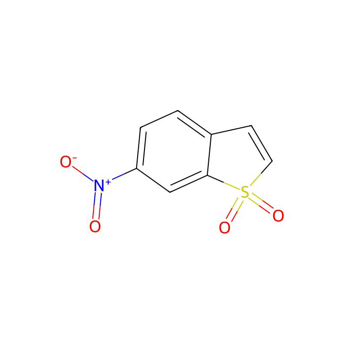 6-硝基苯并[b] 噻吩-1,1-二氧化物