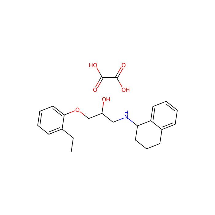 SR59230A, β 1-肾上腺素受体拮抗剂；β 2-肾上腺素受体拮抗剂；β 3-肾上腺素受体拮抗剂