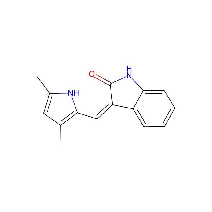 Semaxanib (SU5416), 血管内皮生长因子受体抑制剂