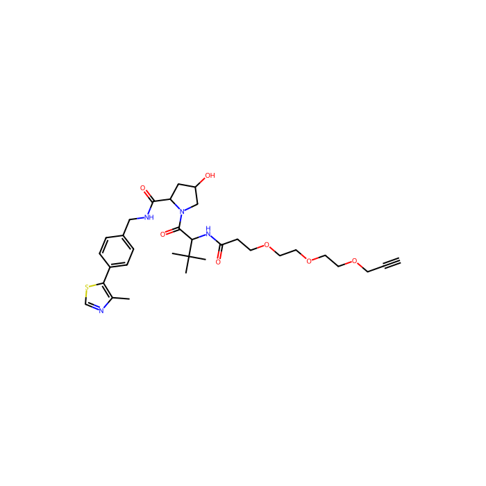 (S,R,S)-AHPC-PEG₃-炔烃