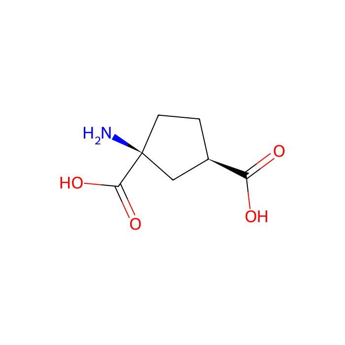 (1S,3R)-ACPD, mGlu 1 受体的激动剂；mGlu 2 受体的激动剂；mGlu 3 受体的激动剂；mGlu 5 受体的激动剂；mGlu 6 受体的激动剂；mGlu 7 受体的激动剂；mGlu 8 受体的激动剂