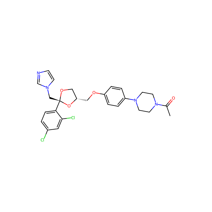 (2S,4S)-ketoconazole, CYP11A1 抑制剂;CYP11B1 抑制剂;CYP19A1 抑制剂;CYP21A2 抑制剂;CYP7A1 抑制剂