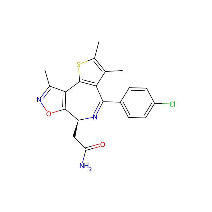 2-[(9S)-7-(4-chlorophenyl)-4,5,13-trimethyl-11-oxa-3-thia-8,12-diazatricyclo[8.3.0.02,6]trideca-1(10),2(6),4,7,12-pentaen-9-yl]acetamide, 含溴结构域 4 的抑制剂