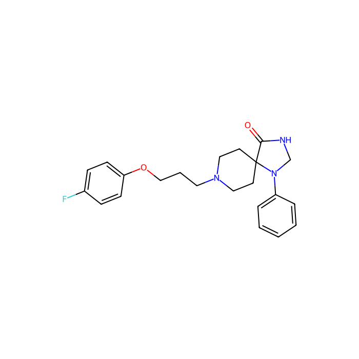 spiramide, 5-HT 2A 受体拮抗剂；5-HT 2B 受体拮抗剂；5-HT 2C 受体拮抗剂