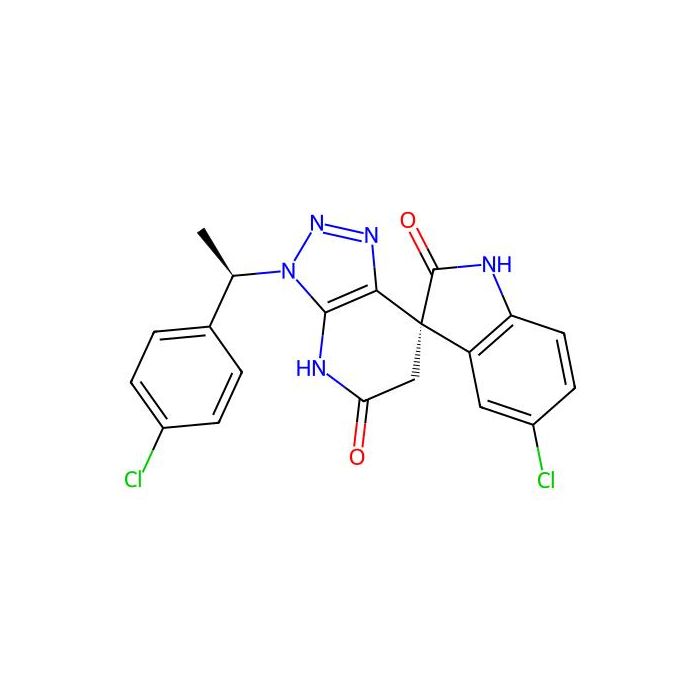 (7S)-5'-chloro-3-[(1R)-1-(4-chlorophenyl)ethyl]-1',2',3,4,5,6-hexahydrospiro[[1,2,3]triazolo[4,5-b]pyridine-7,3'-indole]-2',5-dione