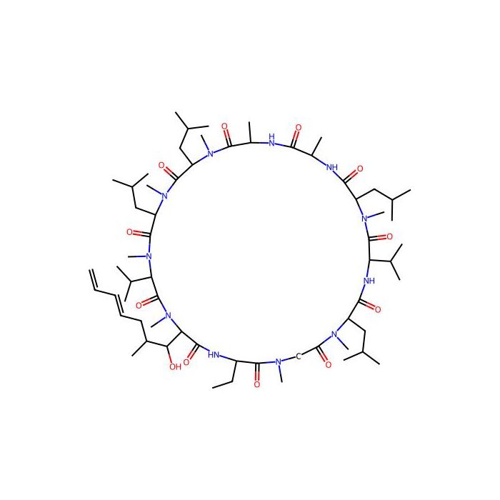 (3S,6S,9S,12S,15S,18S,21S,24S,30S,33S)-30-ethyl-33-[(1R,2R,4E)-1-hydroxy-2-methylhepta-4,6-dienyl]-1,4,7,10,12,15,19,25,28-nonamethyl-6,9,18,24-tetrakis(2-methylpropyl)-3,21-di(propan-2-yl)-1,4,7,10,13,16,19,22,25,28,31-undecazacyclotritriacontane-2,5,8,1, 丝氨酸/苏氨酸蛋白磷酸酶 2B 催化亚基 alpha 异构体抑制剂