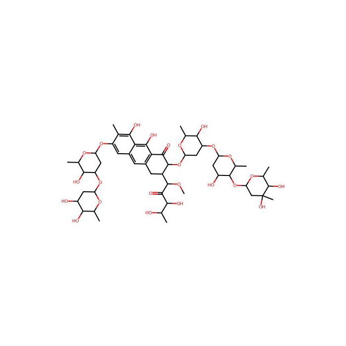 (2S,3S)-2-[(2S,4R,5R,6R)-4-[(2R,4R,5R,6R)-5-[(2R,4S,5R,6R)-4,5-dihydroxy-4,6-dimethyloxan-2-yl]oxy-4-hydroxy-6-methyloxan-2-yl]oxy-5-hydroxy-6-methyloxan-2-yl]oxy-3-[(1S,3S,4R)-3,4-dihydroxy-1-methoxy-2-oxopentyl]-6-[(2S,4R,5R,6R)-4-[(2R,4R,5S,6R)-4,5-dih, DNA 抑制剂