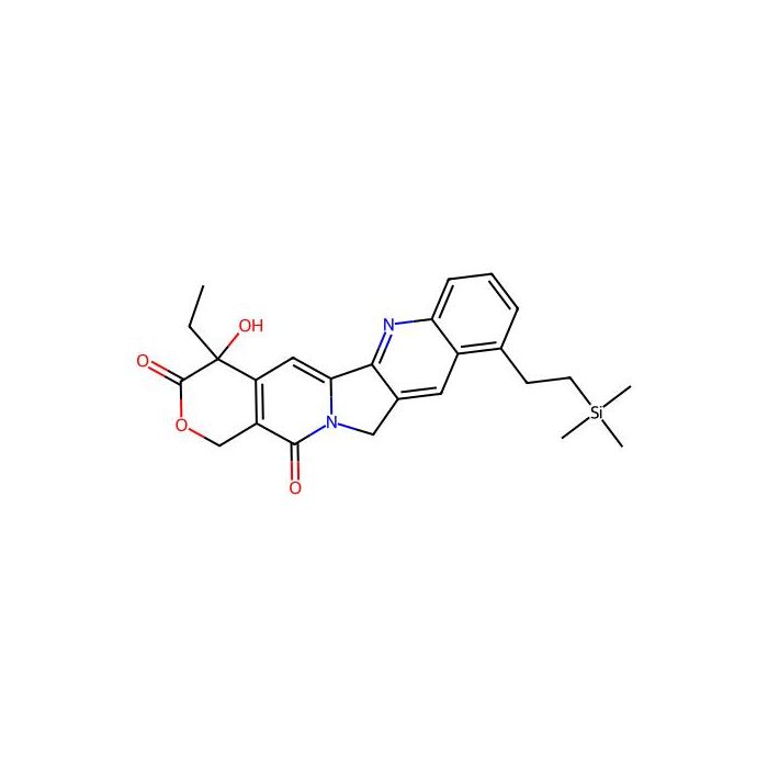(19S)-19-ethyl-19-hydroxy-8-(2-trimethylsilylethyl)-17-oxa-3,13-diazapentacyclo[11.8.0.02,11.04,9.015,20]henicosa-1(21),2,4,6,8,10,15(20)-heptaene-14,18-dione, DNA 拓扑异构酶 I 抑制剂