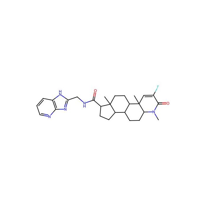 (1S,9aS,11aS)-8-fluoro-N-(1H-imidazo[4,5-b]pyridin-2-ylmethyl)-6,9a,11a-trimethyl-7-oxo-2,3,3a,3b,4,5,5a,9b,10,11-decahydro-1H-indeno[5,4-f]quinoline-1-carboxamide, 雄激素受体调节剂