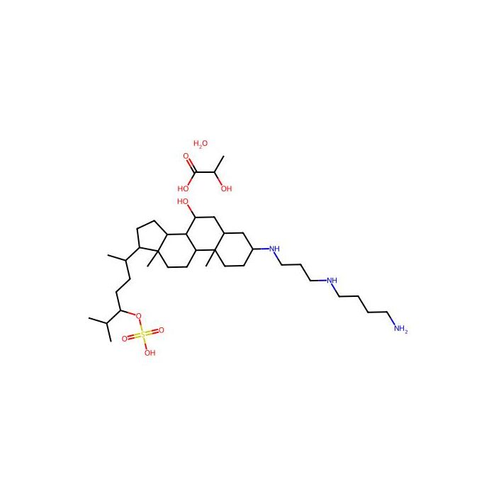 Squalamine lactate hydrate, 钠/氢交换 3 抑制剂